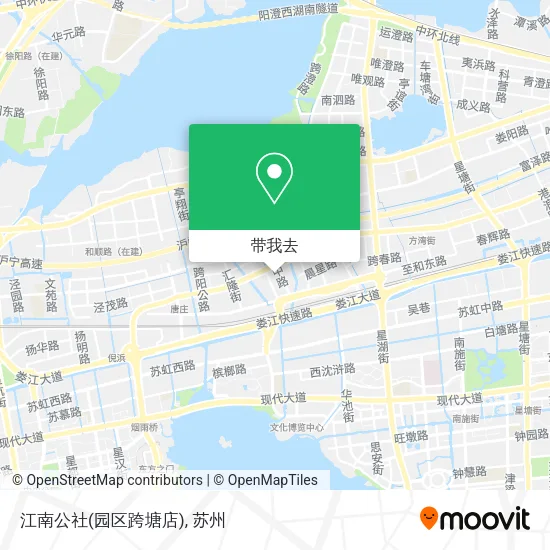 江南公社(园区跨塘店)地图