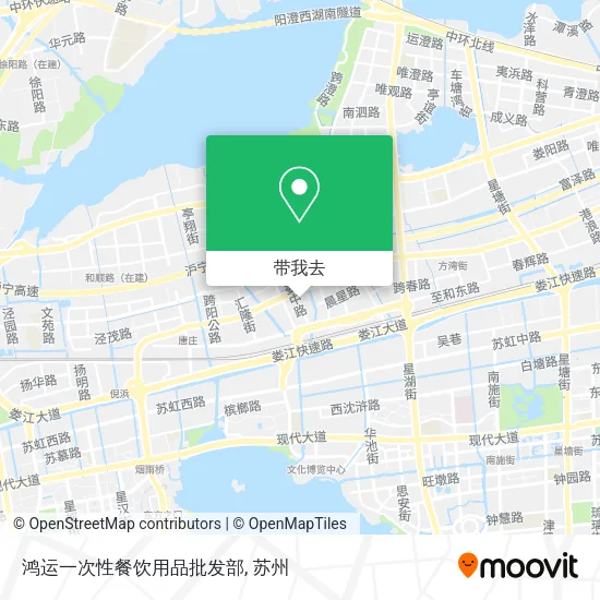 鸿运一次性餐饮用品批发部地图