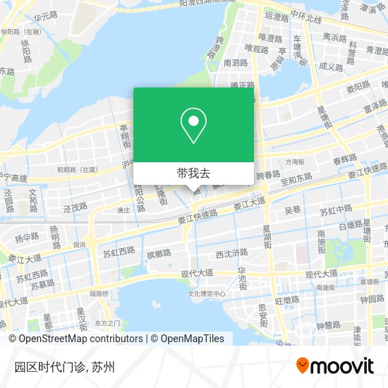 园区时代门诊地图