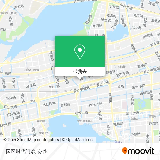 园区时代门诊地图