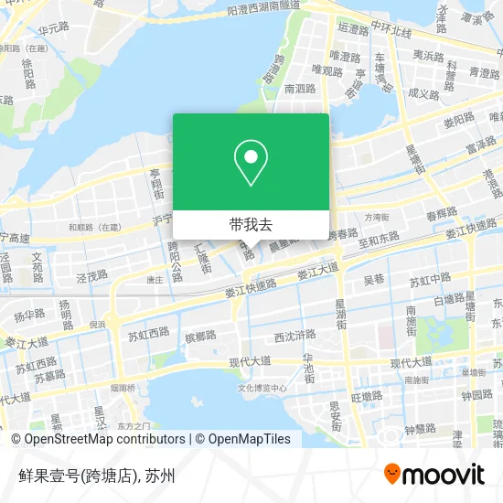 鲜果壹号(跨塘店)地图