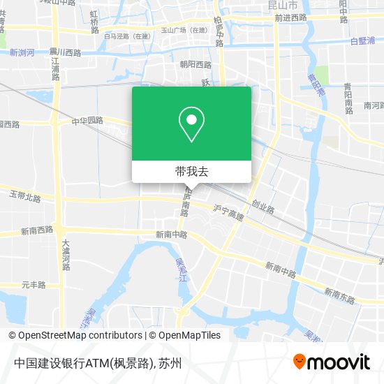 中国建设银行ATM(枫景路)地图
