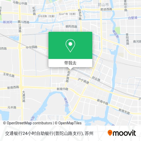 交通银行24小时自助银行(普陀山路支行)地图