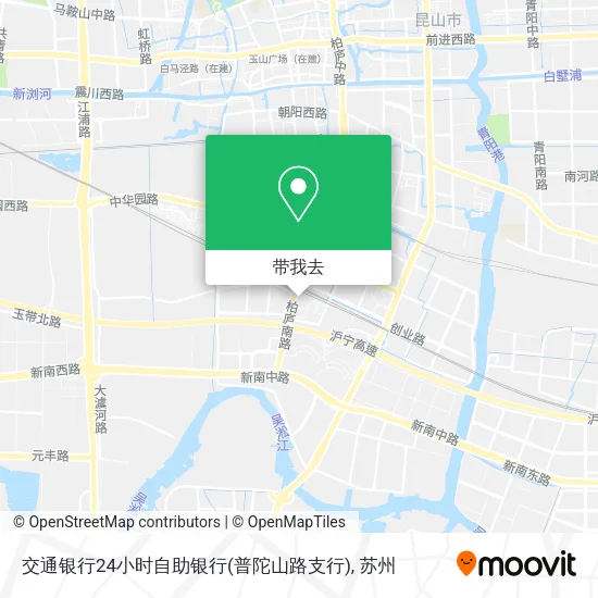 交通银行24小时自助银行(普陀山路支行)地图