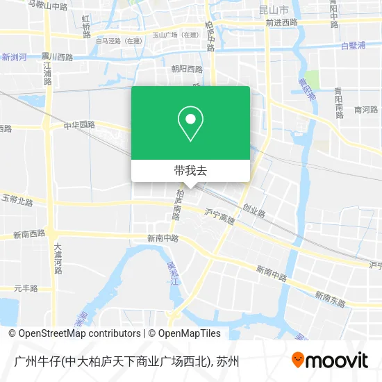 广州牛仔(中大柏庐天下商业广场西北)地图