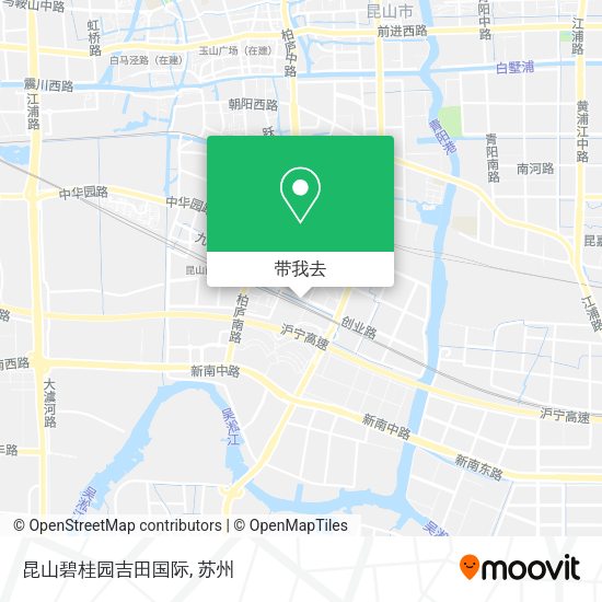 昆山碧桂园吉田国际地图