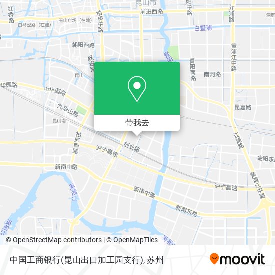 中国工商银行(昆山出口加工园支行)地图