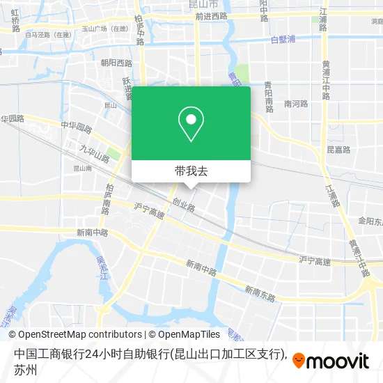 中国工商银行24小时自助银行(昆山出口加工区支行)地图