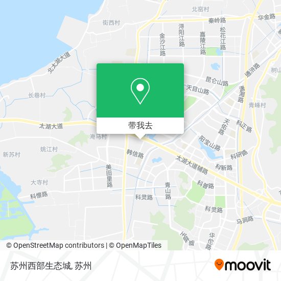 苏州西部生态城地图
