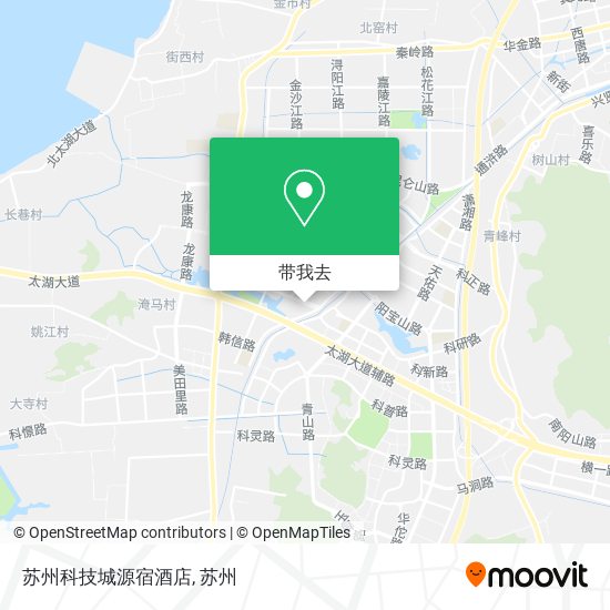 苏州科技城源宿酒店地图