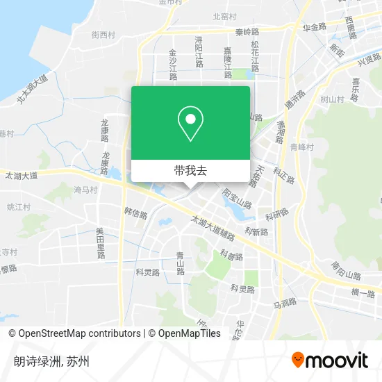 朗诗绿洲地图