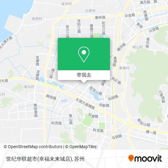 世纪华联超市(幸福未来城店)地图