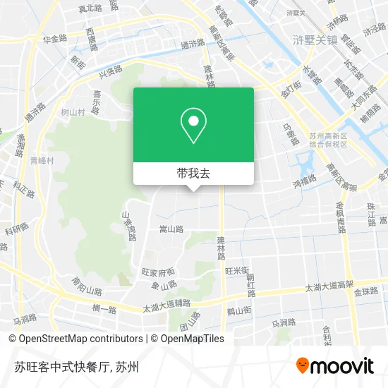 苏旺客中式快餐厅地图