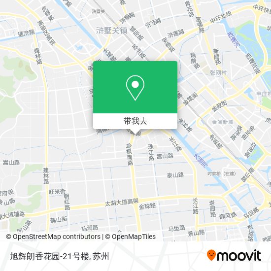 旭辉朗香花园-21号楼地图