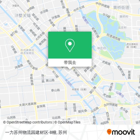 一力苏州物流园建材区-8幢地图