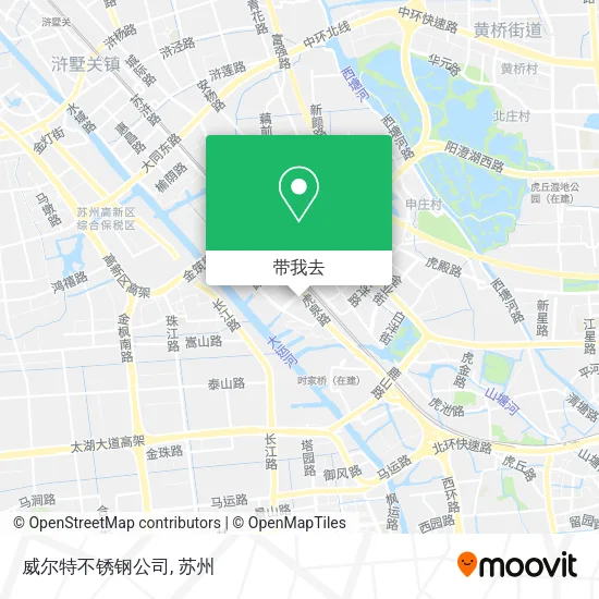 威尔特不锈钢公司地图