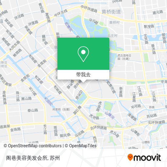 阁巷美容美发会所地图