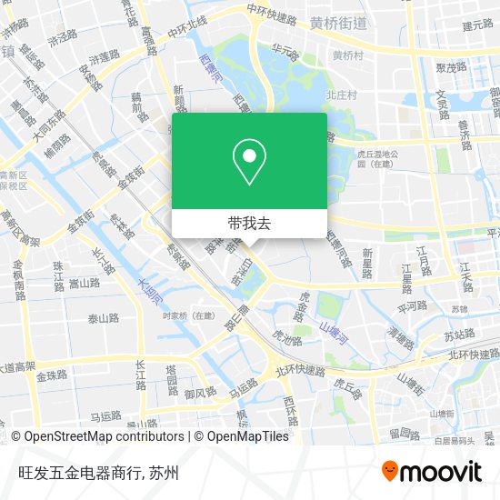 旺发五金电器商行地图