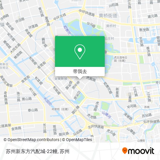 苏州新东方汽配城-22幢地图