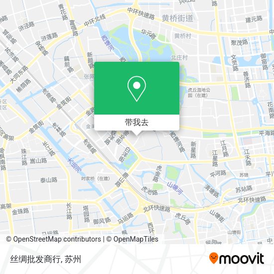 丝绸批发商行地图