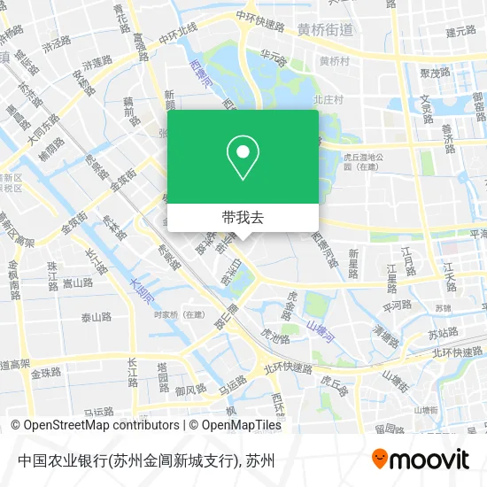 中国农业银行(苏州金阊新城支行)地图
