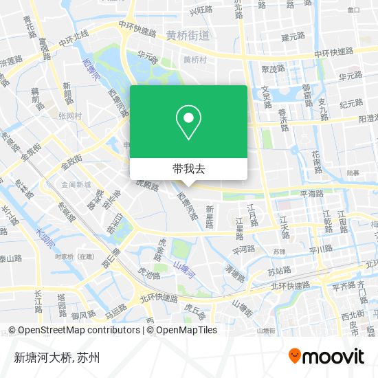 新塘河大桥地图