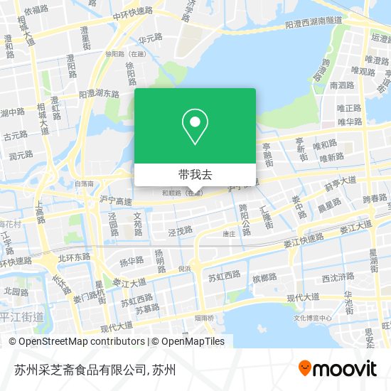 苏州采芝斋食品有限公司地图