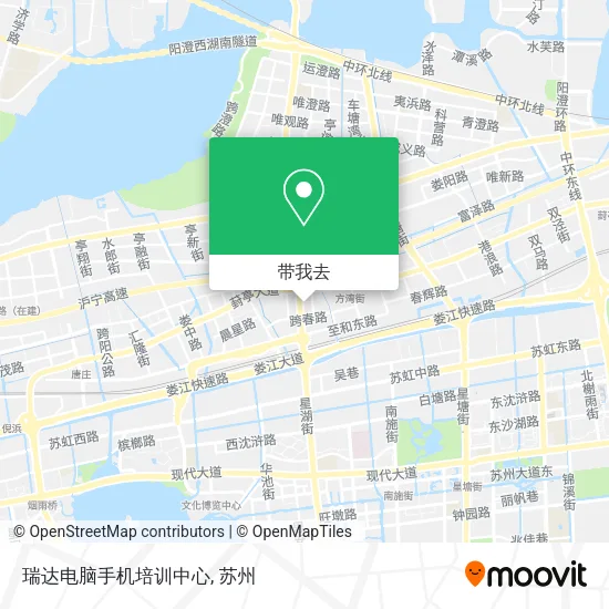 瑞达电脑手机培训中心地图