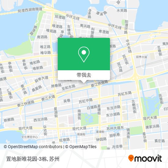 置地新唯花园-3栋地图