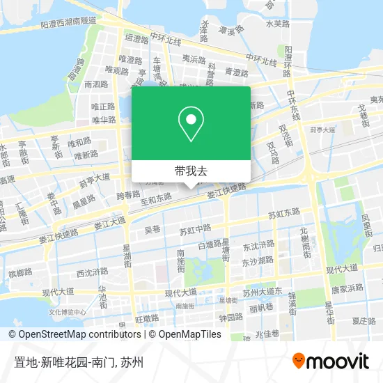 置地·新唯花园-南门地图