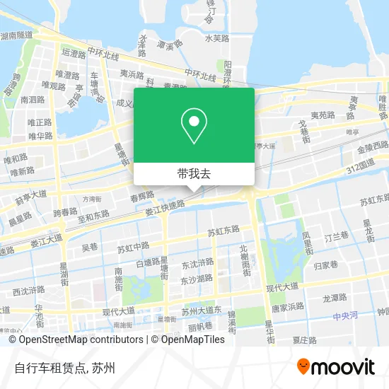 自行车租赁点地图