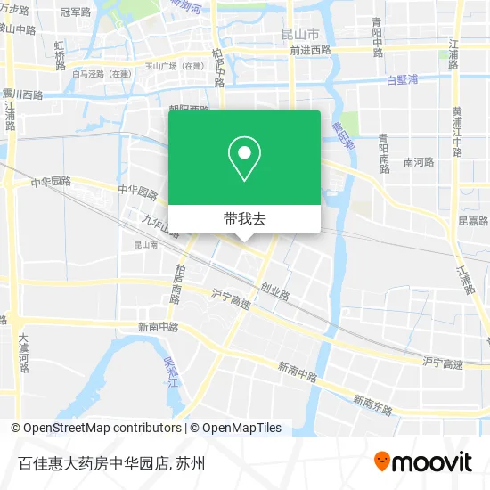 百佳惠大药房中华园店地图