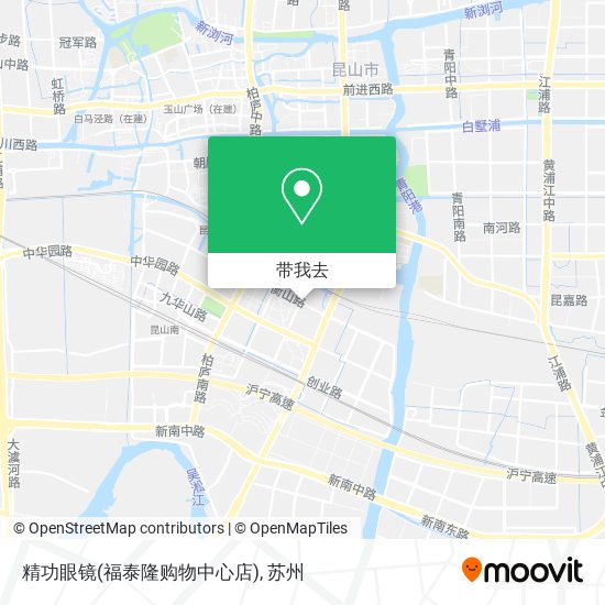 精功眼镜(福泰隆购物中心店)地图