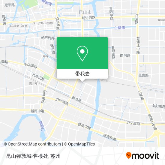 昆山弥敦城-售楼处地图
