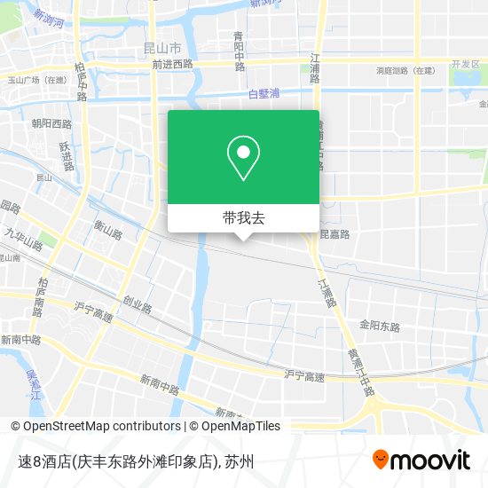 速8酒店(庆丰东路外滩印象店)地图