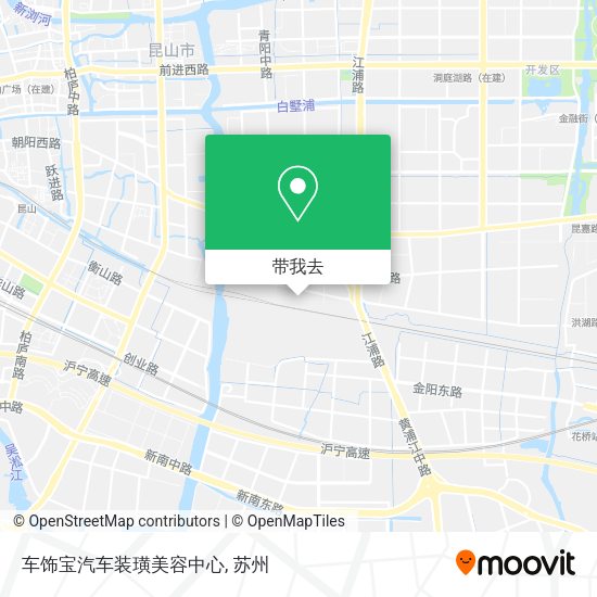 车饰宝汽车装璜美容中心地图