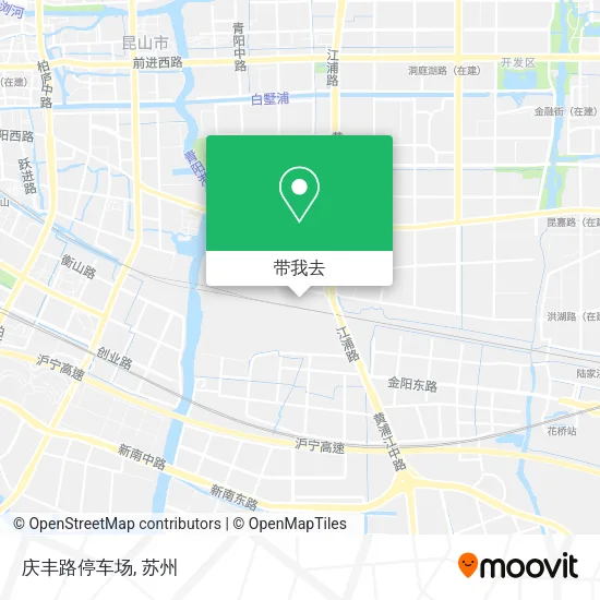 庆丰路停车场地图
