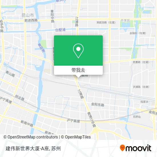 建伟新世界大厦-A座地图