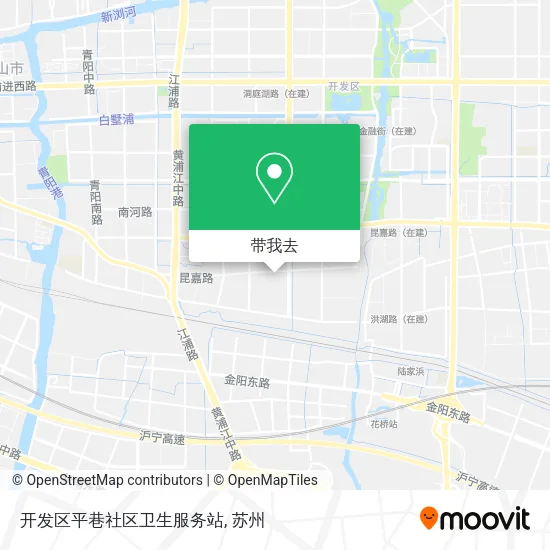开发区平巷社区卫生服务站地图