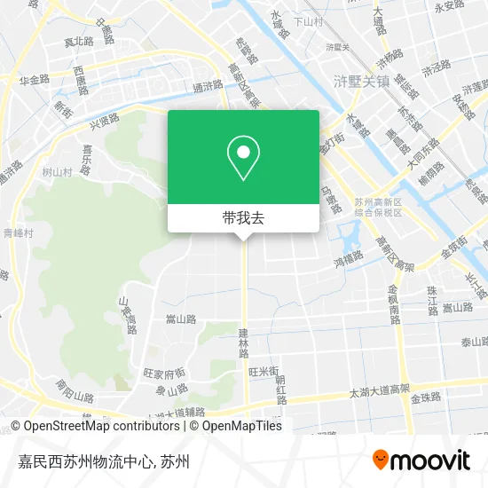 嘉民西苏州物流中心地图