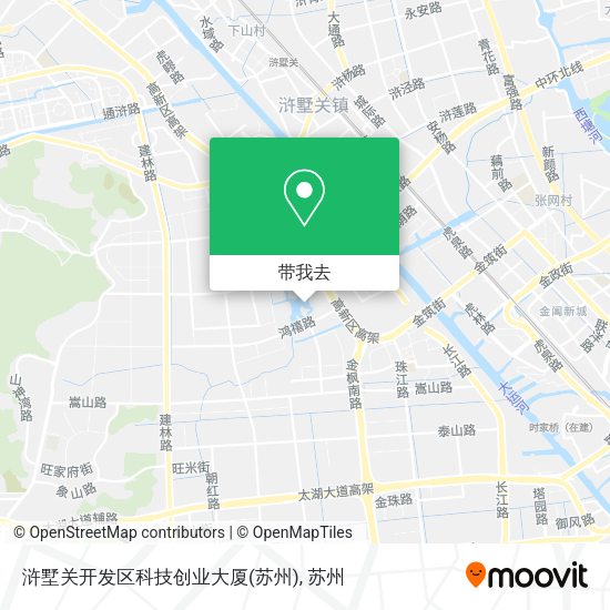 浒墅关开发区科技创业大厦(苏州)地图