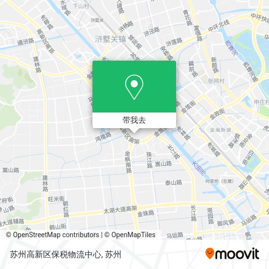 苏州高新区保税物流中心地图