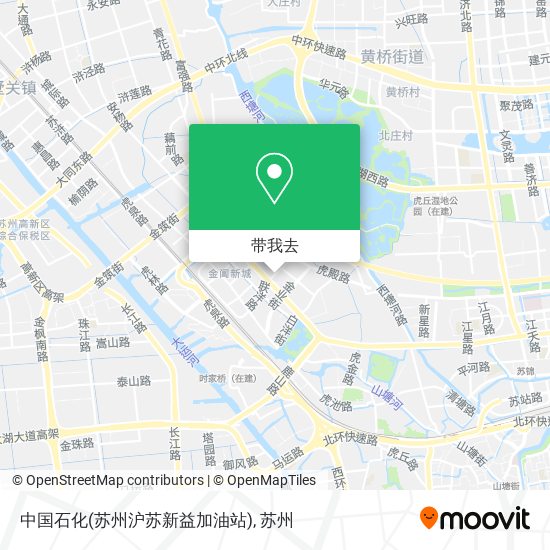 中国石化(苏州沪苏新益加油站)地图