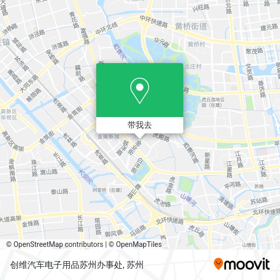 创维汽车电子用品苏州办事处地图