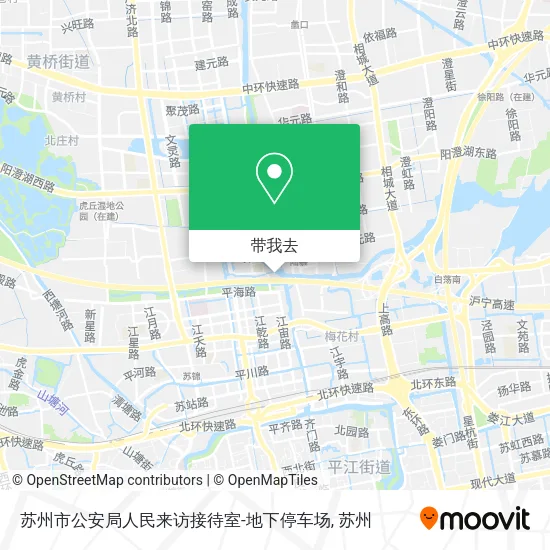 苏州市公安局人民来访接待室-地下停车场地图