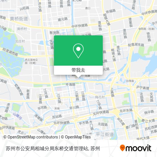 苏州市公安局相城分局东桥交通管理站地图