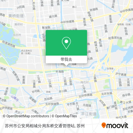 苏州市公安局相城分局东桥交通管理站地图