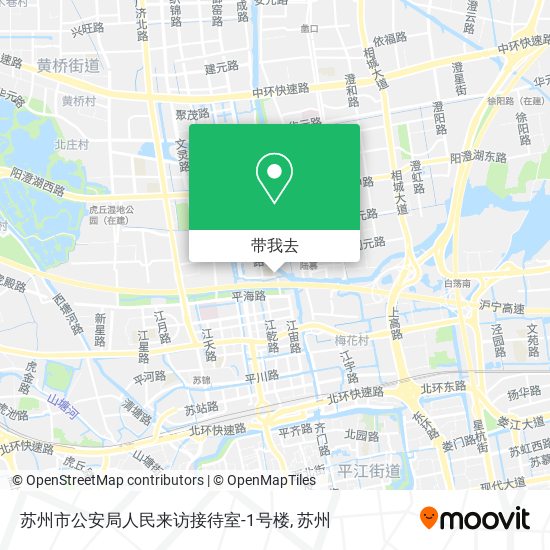 苏州市公安局人民来访接待室-1号楼地图