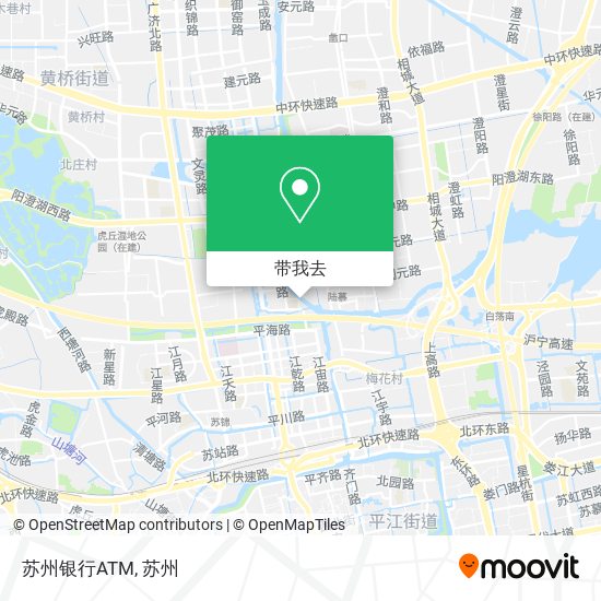 苏州银行ATM地图