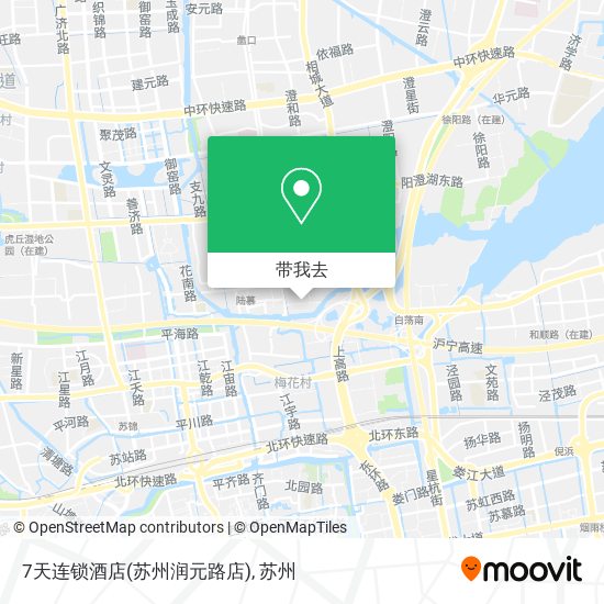 7天连锁酒店(苏州润元路店)地图